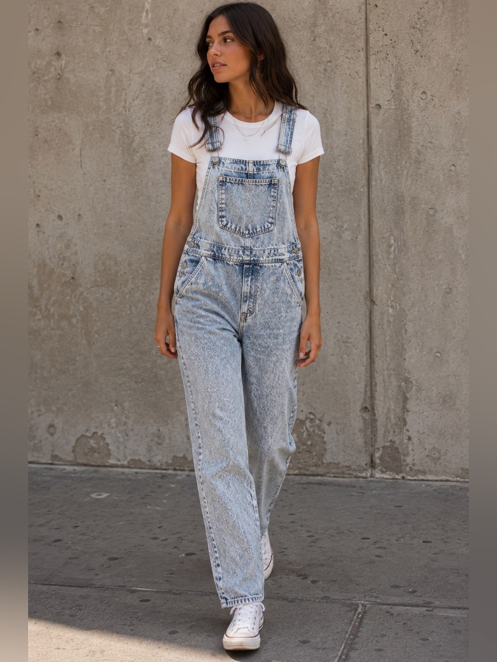 Vintage 90s Acid Wash Denim Overalls Grunge Indie Sleaze Mom Jeans Vibe